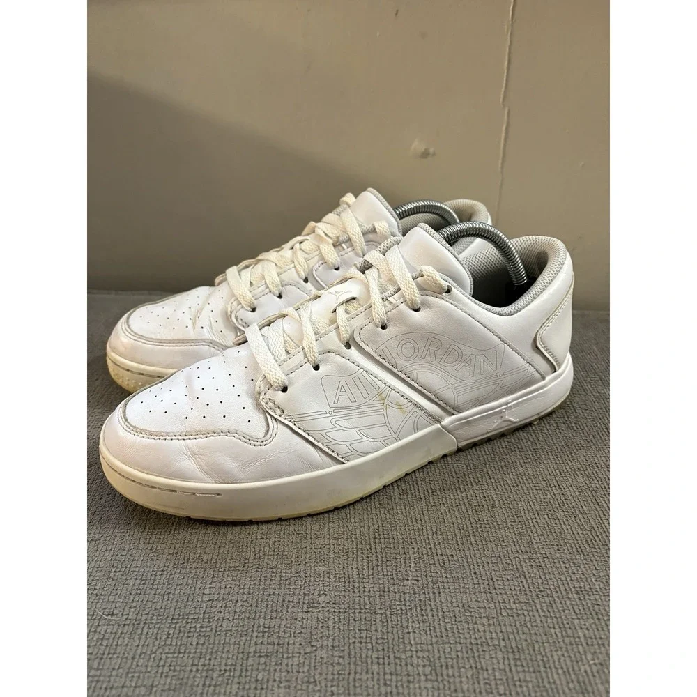 Nike Air Jordan 1 Low NU G Golf Spike 9 AJ1 White Pure Platinum FZ4153-100